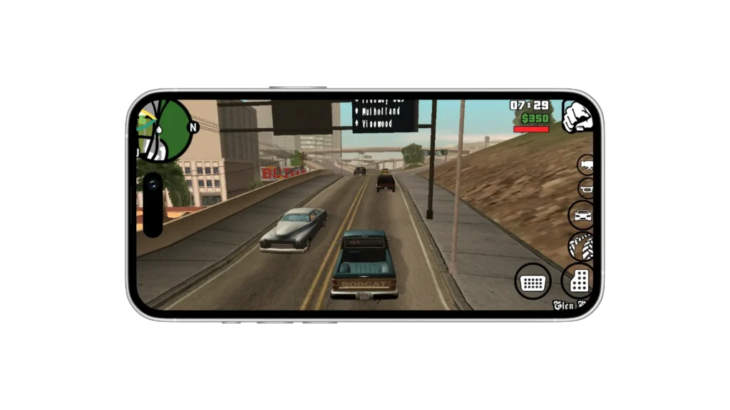 GTA San Andreas MOD APK Gameplay Screenshot
