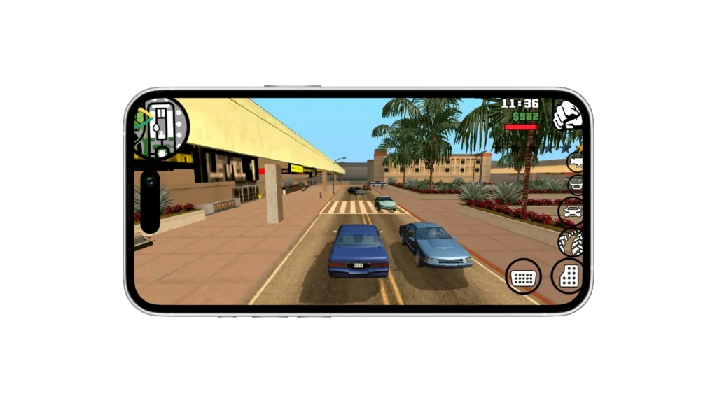 GTA San Andreas APK Car Driving Gameplay Screenshot