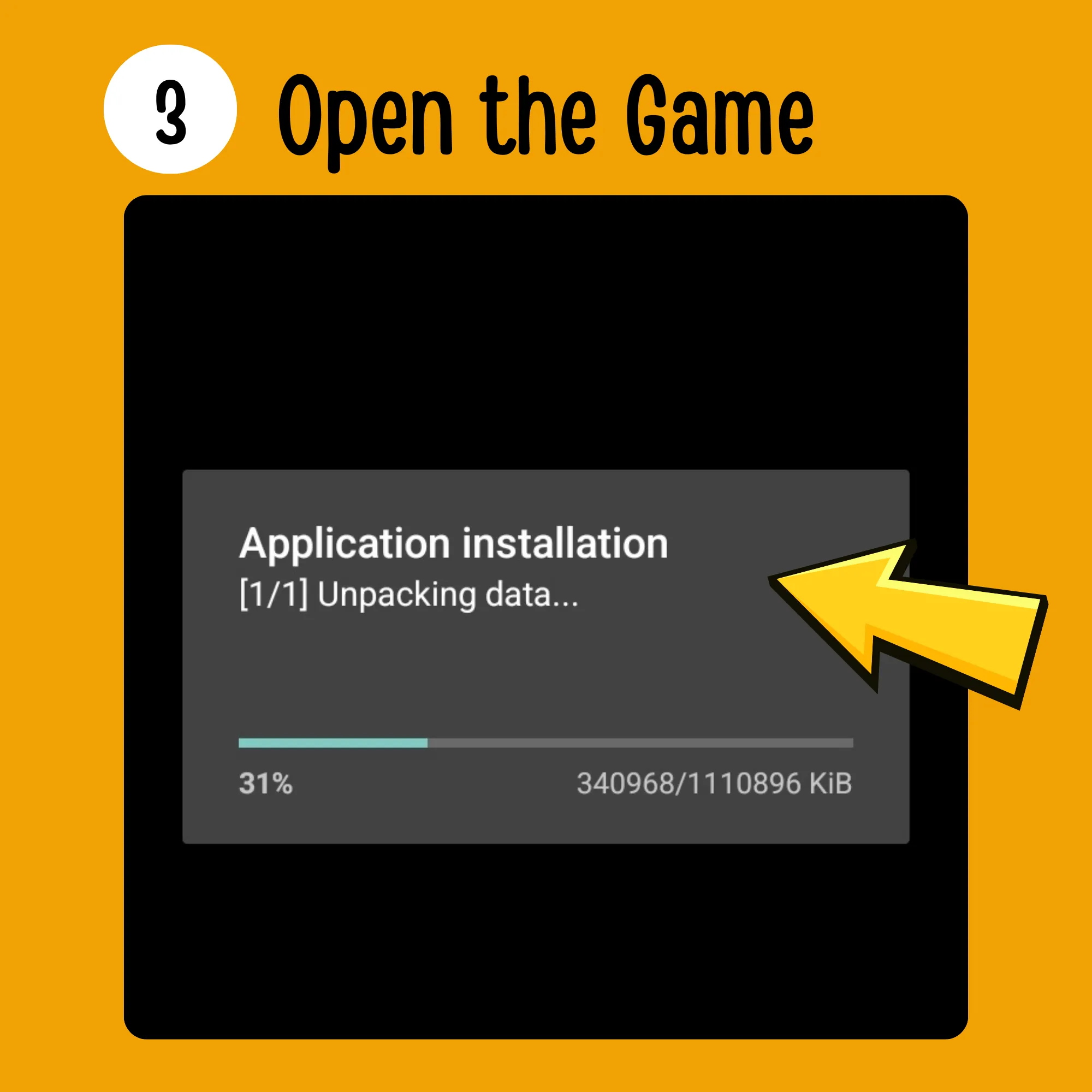 Wait for GTA San Andreas MOD APK Unpacking Packages