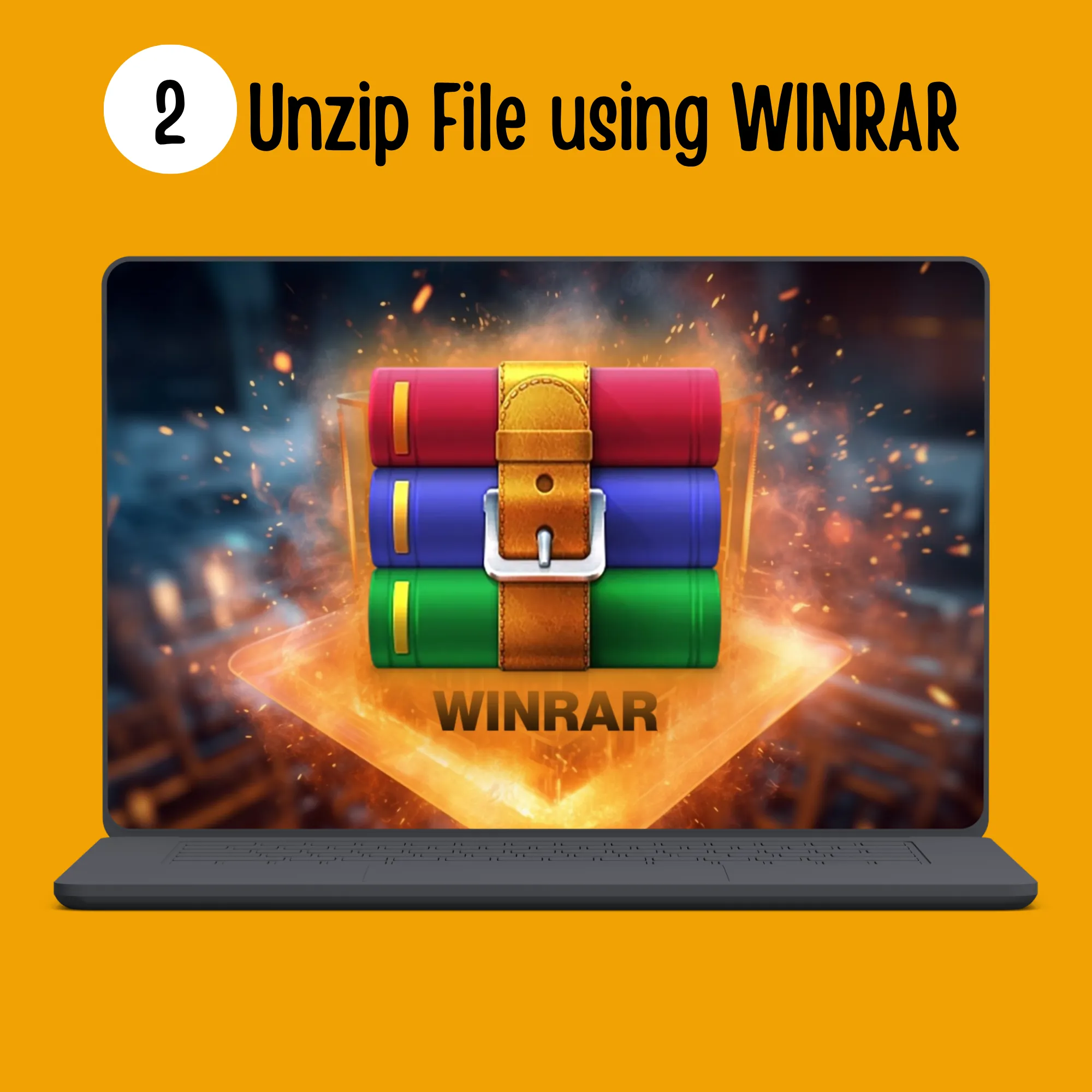 Unzip GTA San Andreas PC Game File on Computer